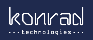 Konrad_Technologies_Logo White with Blue Background_cut2